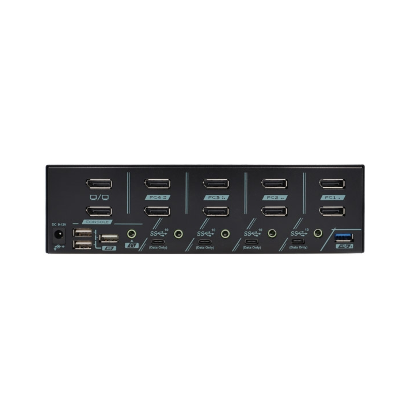 DisplayPort 1.4 KVM - Dual Output - Quad Input